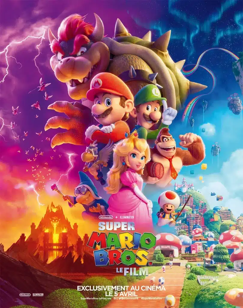 Affiche Super Mario Bros le Film 2023