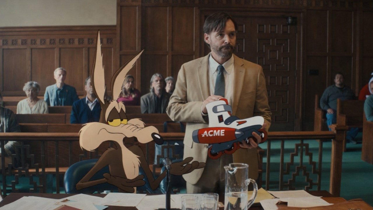 Coyote vs Acme scene